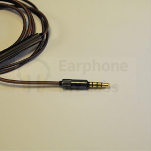 Silver Plated OFC Earphone Cable with 3.5mm plug and MIC