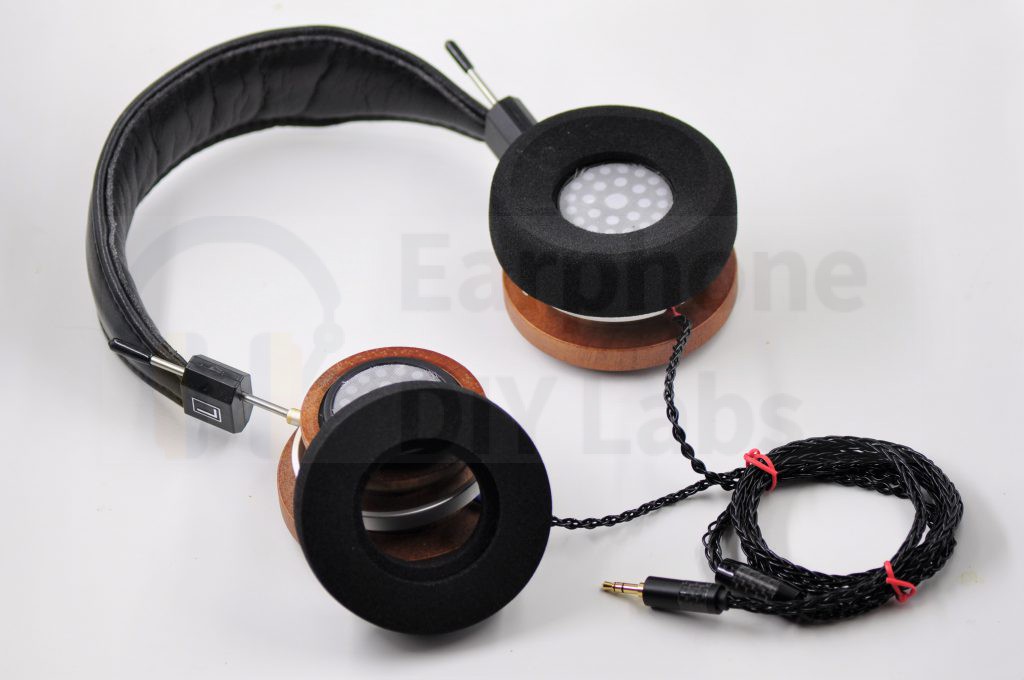 EDL GS3000e Premium Wood Over-Ear Open Back Headphone and DIY Kit